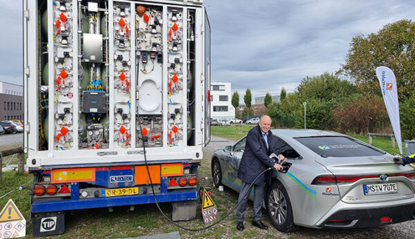 Mobile Wasserstoff Tankstellen Mobilität der Zukunft NeMo Paderborn